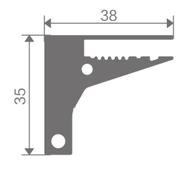FZ-8824 extruded aluminum profile