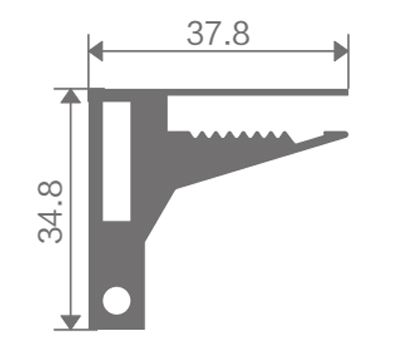 FZ-8825 extruded aluminum profile