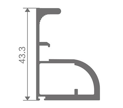 FZ-8809 extruded aluminum profile