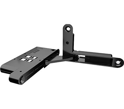 Heavy duty integrated concealed hinge