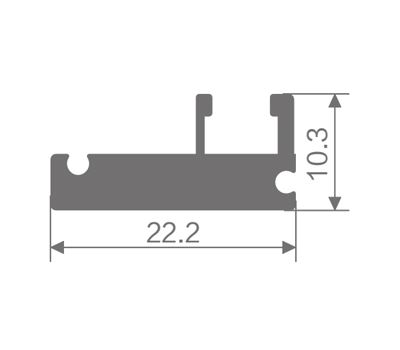 FZ-8819 extruded aluminum profile