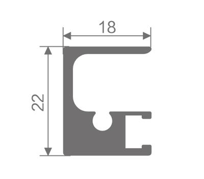 FZ-8820 extruded aluminum profile