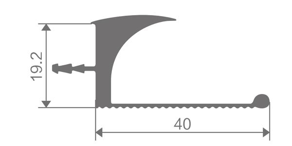 FZ-8928 aluminum handle profile