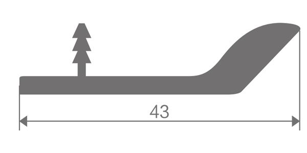 FZ-8923 aluminum handle profile