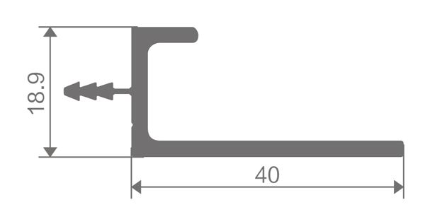 Aluminum Cabinet Bar Pull