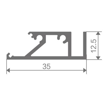 FZ-8845 extruded aluminum profile