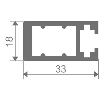 FZ-8851 extruded aluminum profile