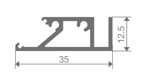 FZ-8843 extruded aluminum profile