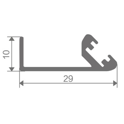 FZ-8859 aluminum profile