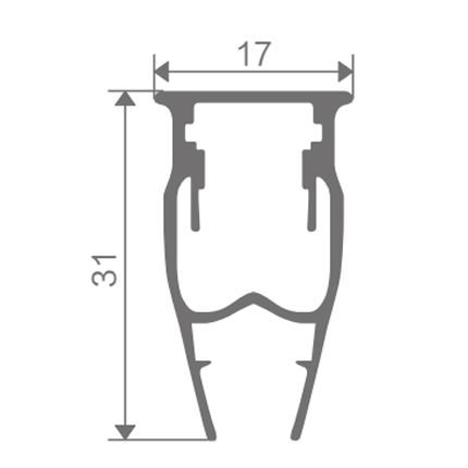 FZ-8860 aluminum profile