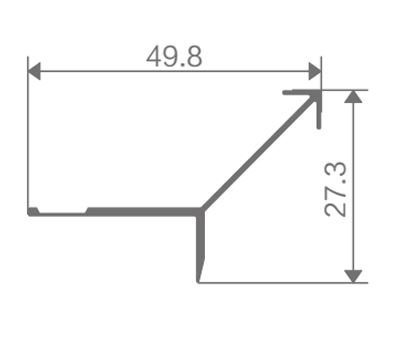 FZ-8883 extruded aluminum profile